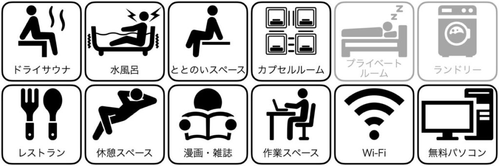 リラクゼーションスパ アペゼの設備/サービス