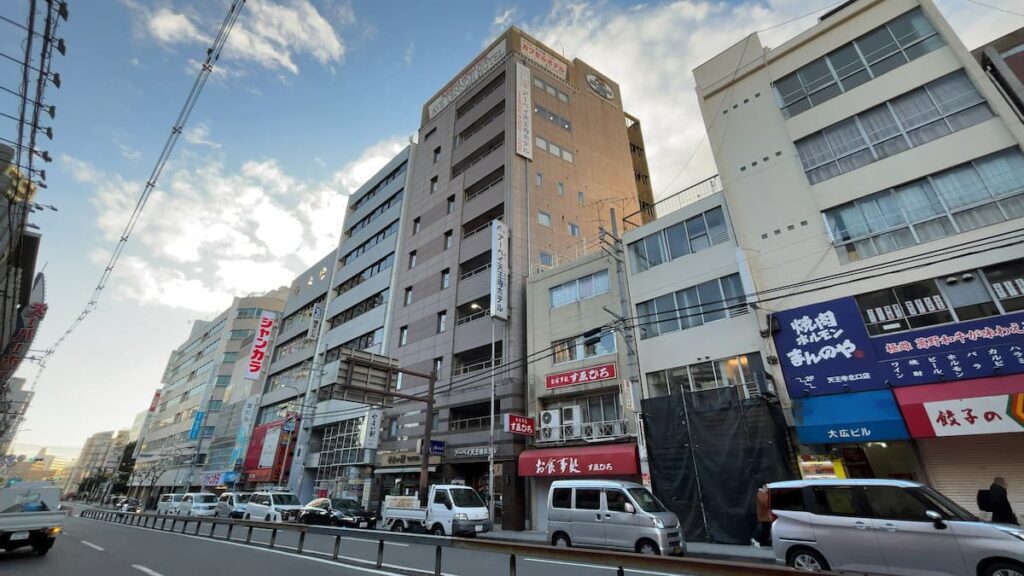 アーベイ天王寺ホテルの外観
