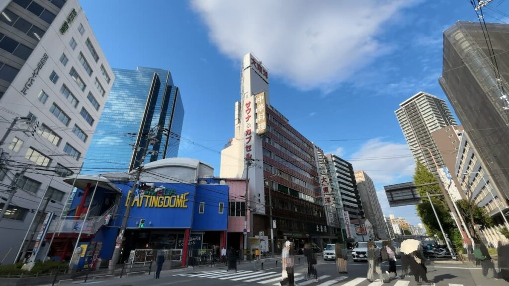 カプセルホテル大東洋の外観