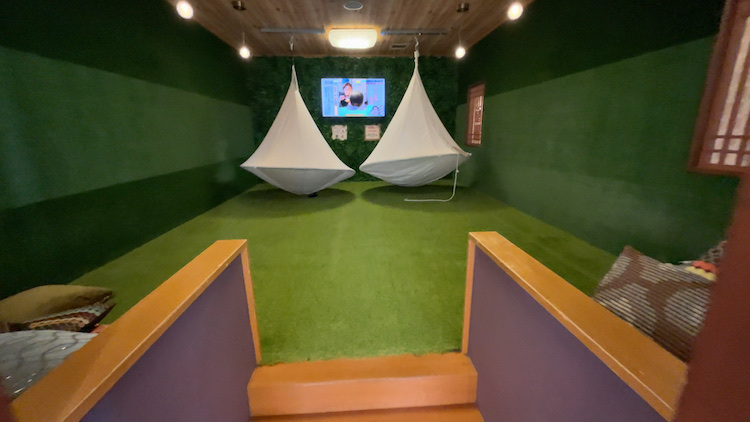 休憩エリアの雰囲気：堺浜楽天温泉祥福