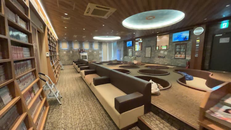 休憩エリアの雰囲気：堺浜楽天温泉祥福