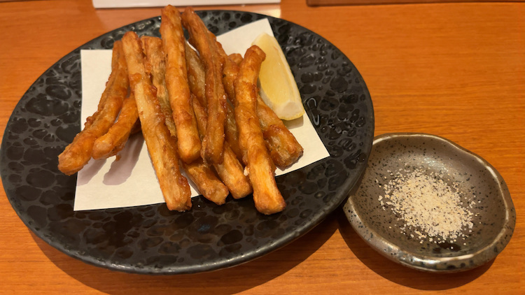 アペゼ|ゴボウの唐あげ 530円