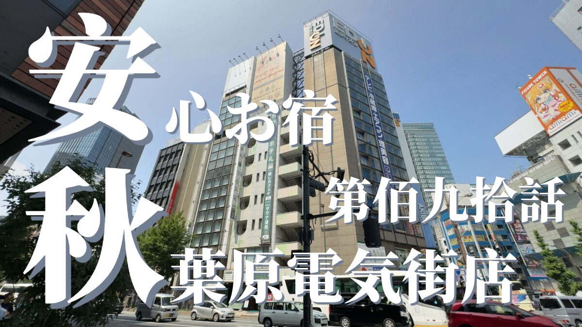 豪華カプセルホテル 安心お宿 秋葉原電気街店の外観