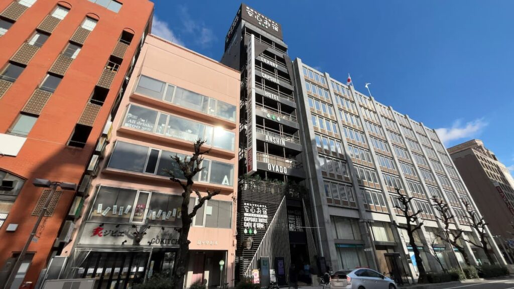 安心お宿プレミア名古屋栄店の外観