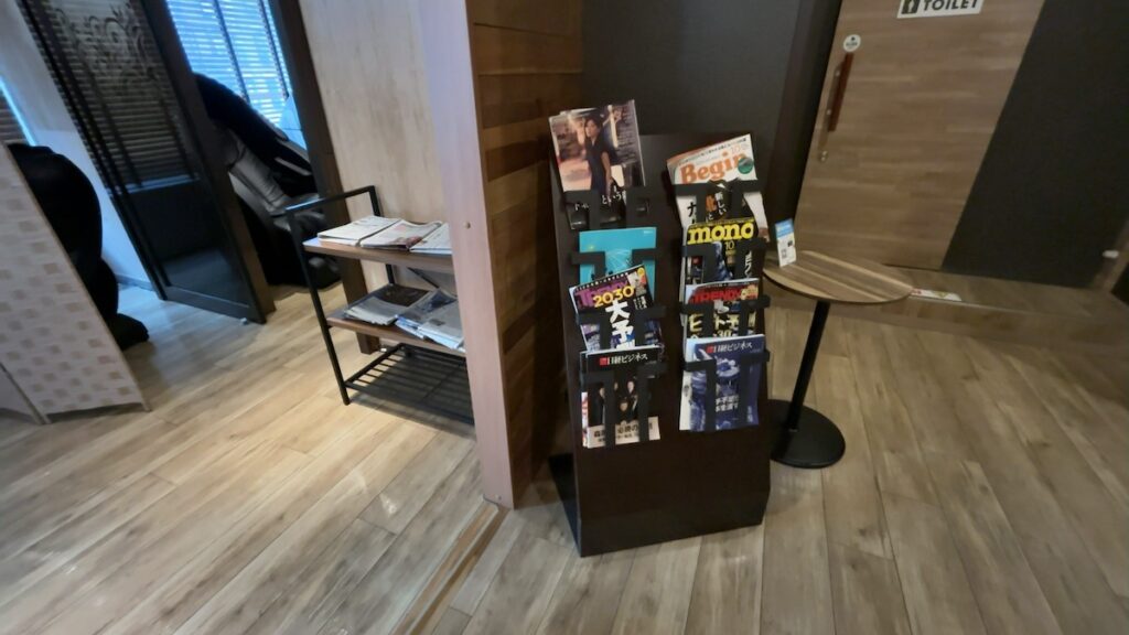 フリーラウンジの雰囲気|安心お宿 新橋汐留店の外観