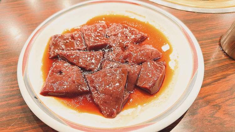 キモ(レバー)|アーベイ天王寺ホテルの場外サウナ飯