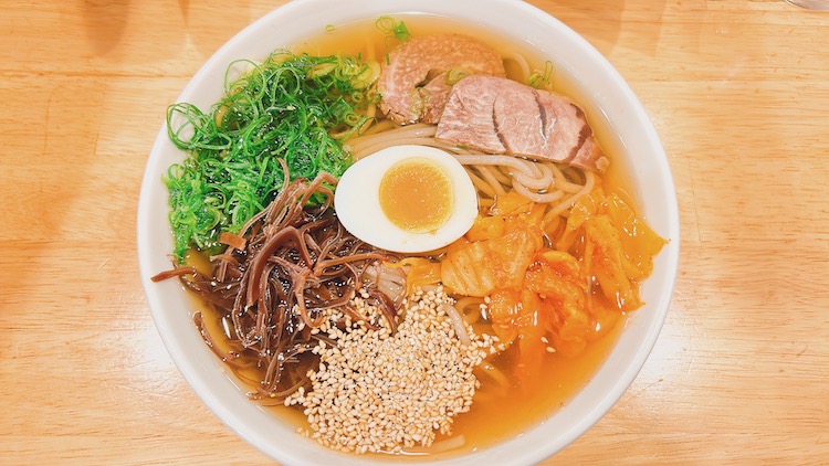 きくらげ冷麺(六盛松原本店)|カプセルホテルグロリアの場外サウナ飯