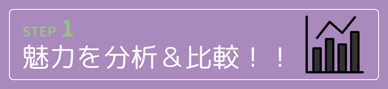 魅力を分析&比較