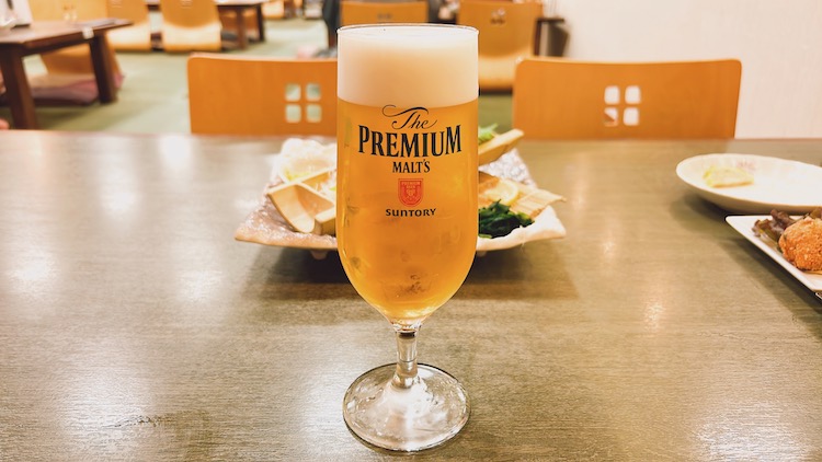 神泡スペシャル生ビール 氷点下-2℃の極冷生ビール|ホテルキャビナス福岡のレストラン