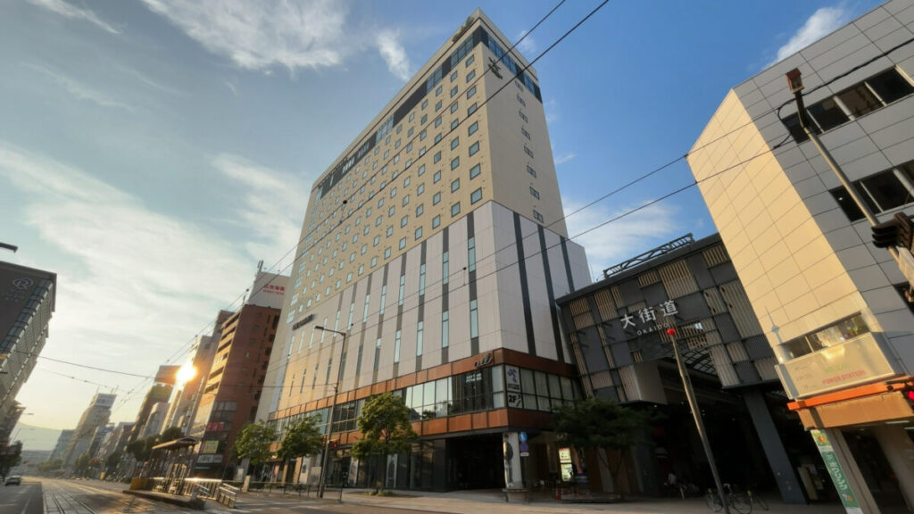 カンデオホテルズ松山大街道の外観