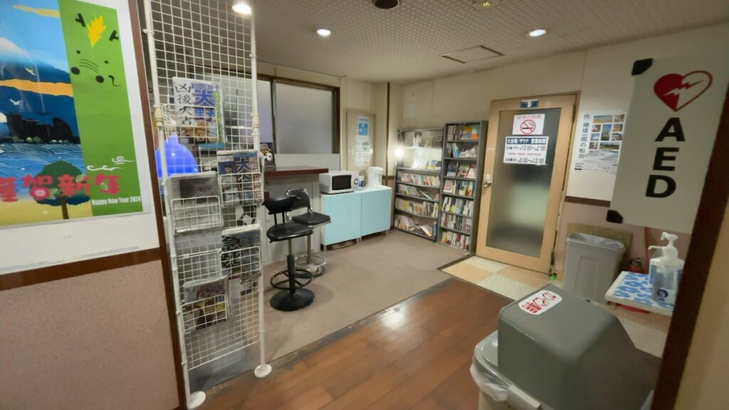 休憩エリアの雰囲気|カプセル inn 都
