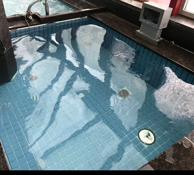 サウナ・水風呂・外気浴の雰囲気｜サウナ&カプセルミナミ学芸大店