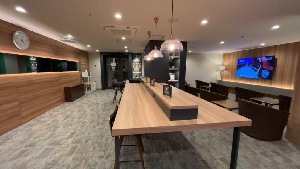 休憩エリアの雰囲気|カプセルホテル大東洋