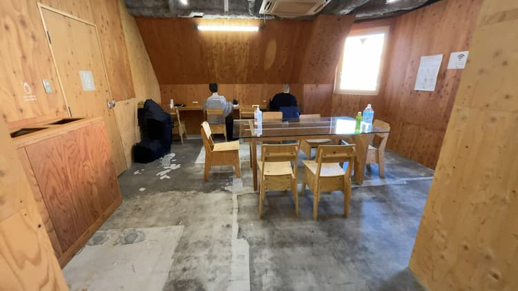 休憩エリアの雰囲気|ドシー五反田