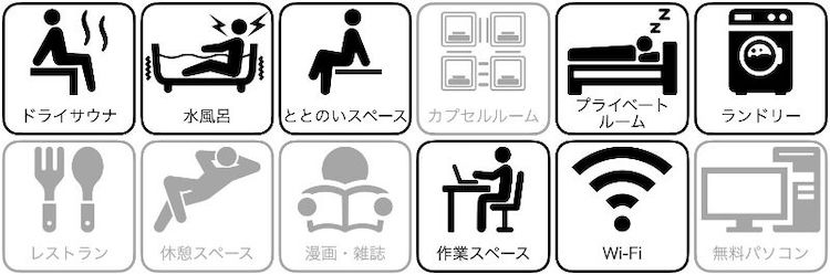 ドーミーイン秋田の設備/サービス