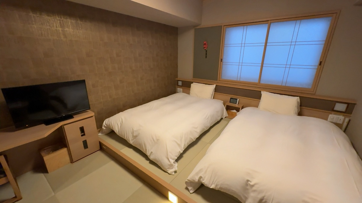 客室の雰囲気（モデレートツイン）｜花風の湯 御宿 野乃 なんば