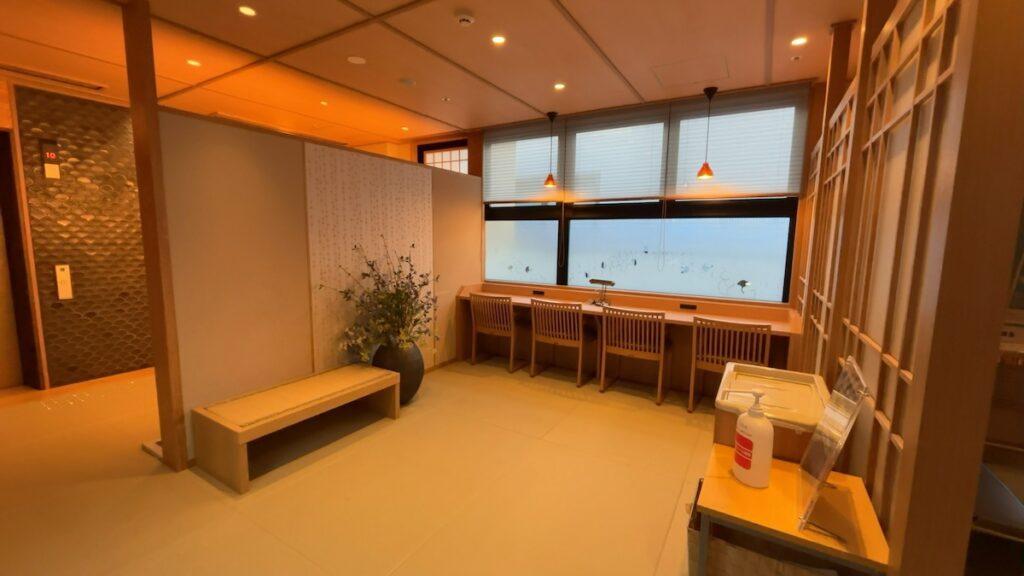 休憩エリアの雰囲気|御宿 野乃 大阪淀屋橋