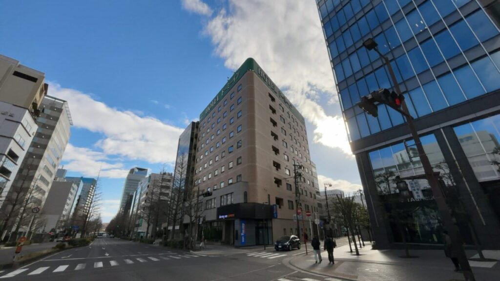 ドーミーインEXPRESS仙台広瀬通の外観