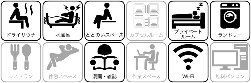 ドーミーイン仙台広瀬通の設備/サービス