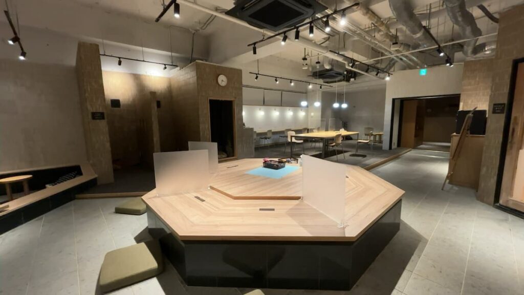 休憩エリアの雰囲気|両国湯屋江戸遊
