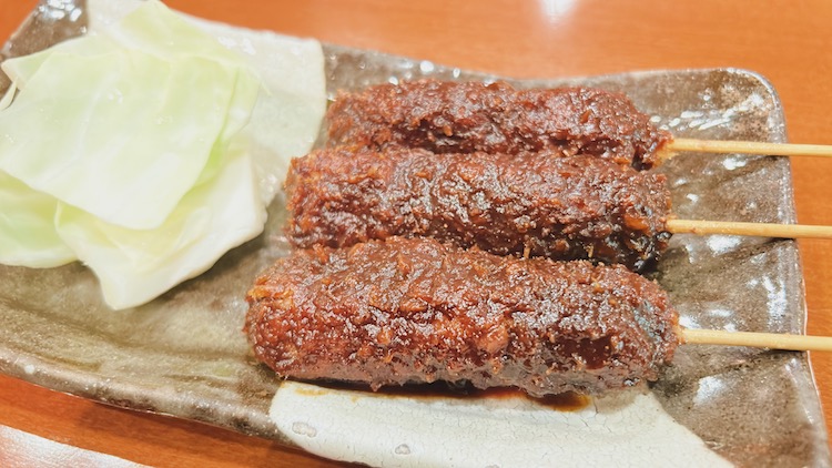 みそ串カツ(3本)|サウナ&カプセル フジのレストラン