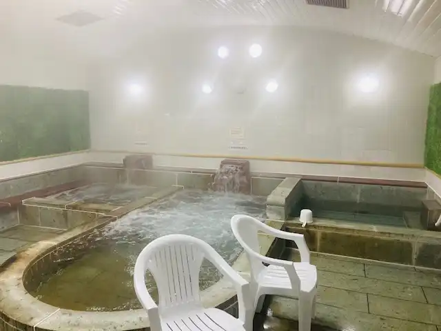 サウナ・水風呂・外気浴の雰囲気｜カプセルホテルふらる