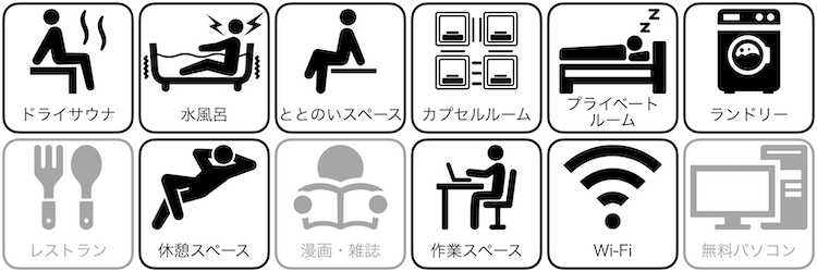 ガーデンズキャビンの設備/サービス