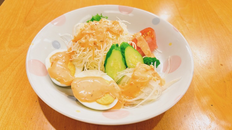 野菜サラダ|グランドサウナ広島のレストラン