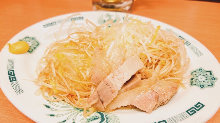 おつまみネギチャーシュー|グランパーク・イン北千住の場外サウナ飯