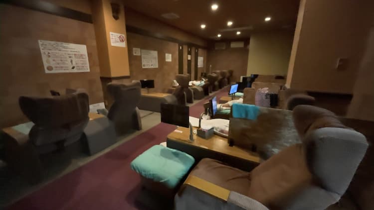 休憩スペースの雰囲気|グリーンランド中洲店