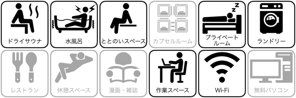 広島パシフィックホテルの設備/サービス