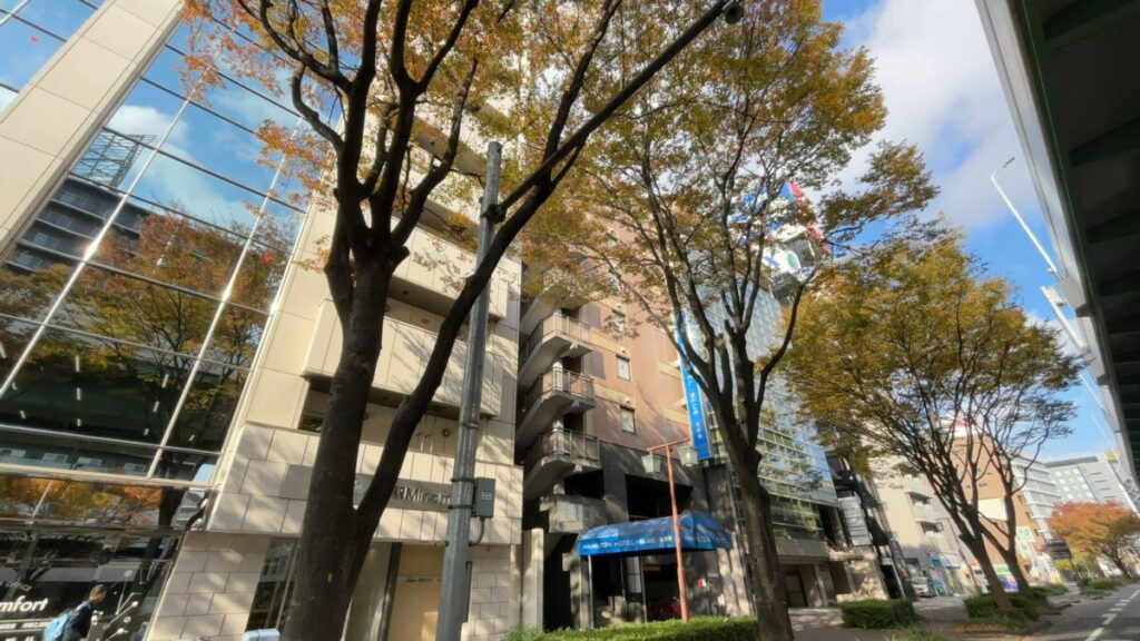 ハミルトンホテルブルー名駅南の外観