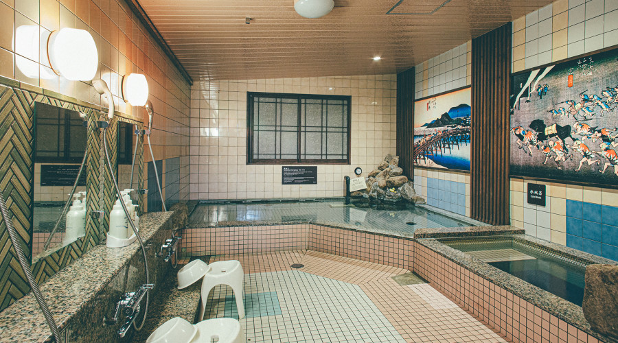 サウナ・水風呂・外気浴の雰囲気｜ハミルトンホテルブルー名駅南