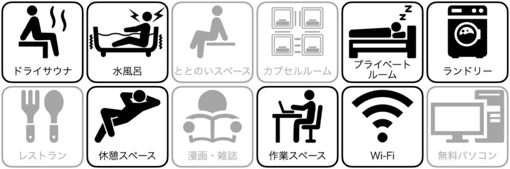 ホテルモーニングボックス大阪心斎橋の設備/サービス