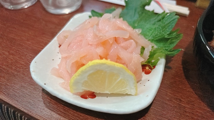イカ明太子|神戸サウナ&スパのレストラン