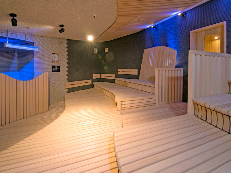中高温サウナ ヴィレの雰囲気｜東京ドーム天然温泉 スパラクーア
