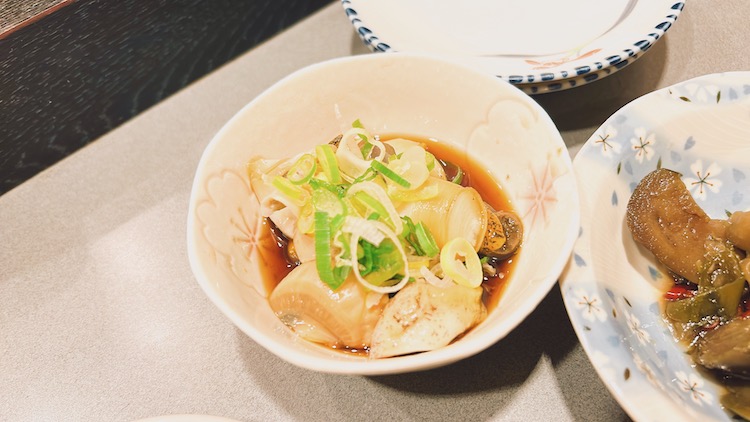 ばい貝旨煮｜敦賀マンテンホテル駅前の場外サウナ飯