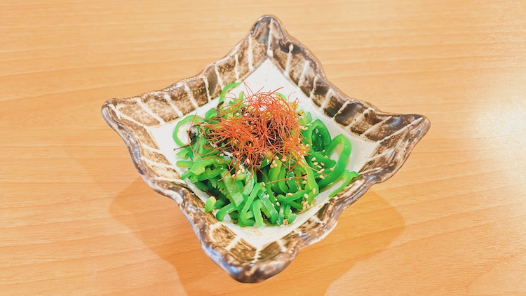 塩昆布ピーマン|博多 由布院・武雄温泉 万葉の湯のレストラン