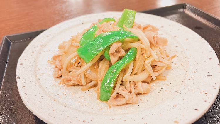 肉野菜炒め|横浜みなとみらい万葉倶楽部のレストラン