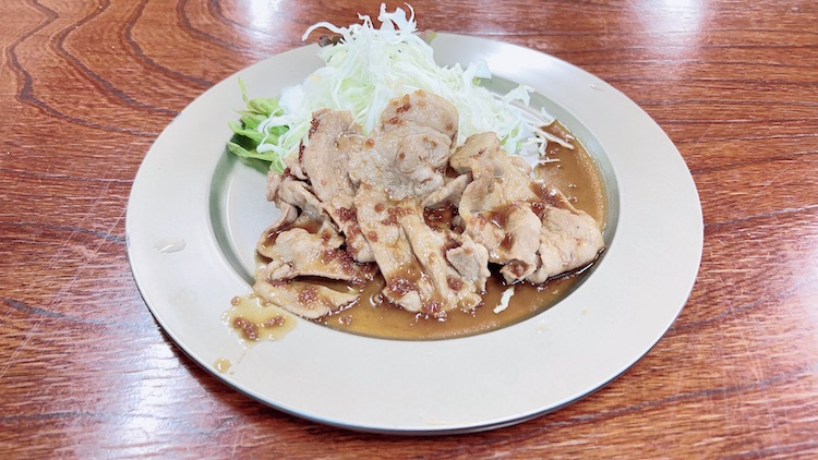 レストランの食事:沼田健康ランド