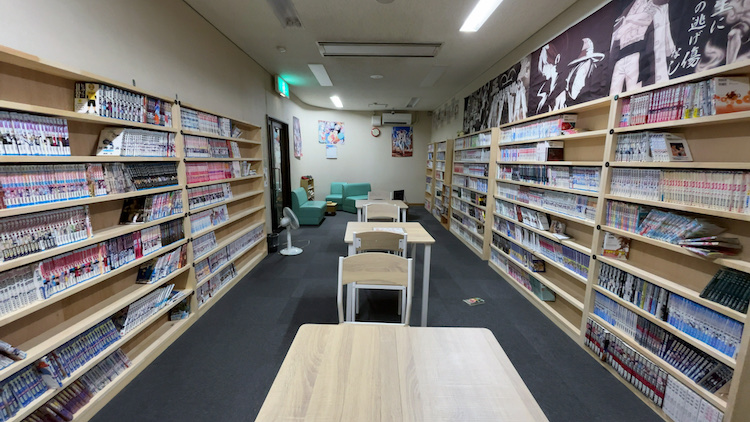 休憩エリアの雰囲気:沼田健康ランド