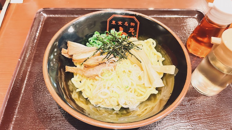 東京名物油そば|オアシスサウナ アスティルのレストラン