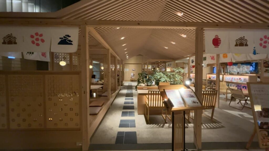 休憩エリアの雰囲気|おふろcafé湯守座