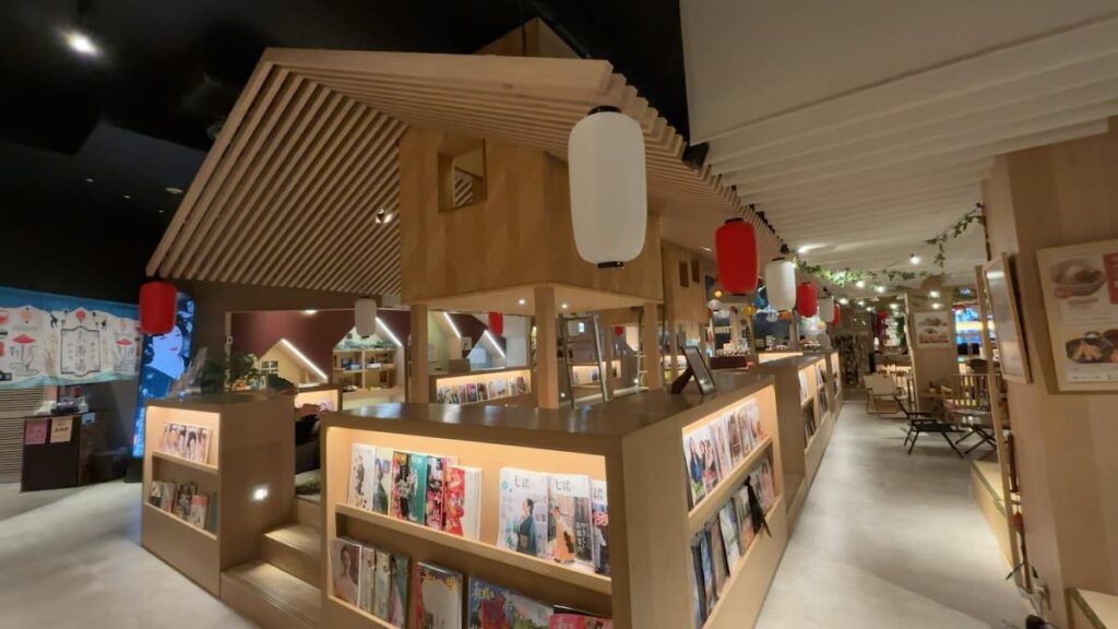 休憩エリアの雰囲気|おふろcafé湯守座