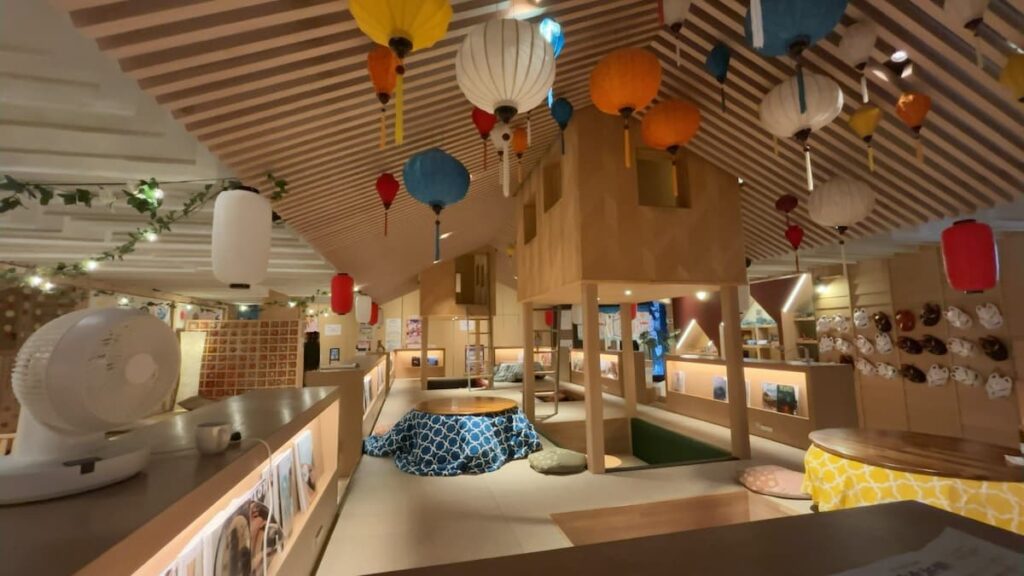 休憩エリアの雰囲気|おふろcafé湯守座