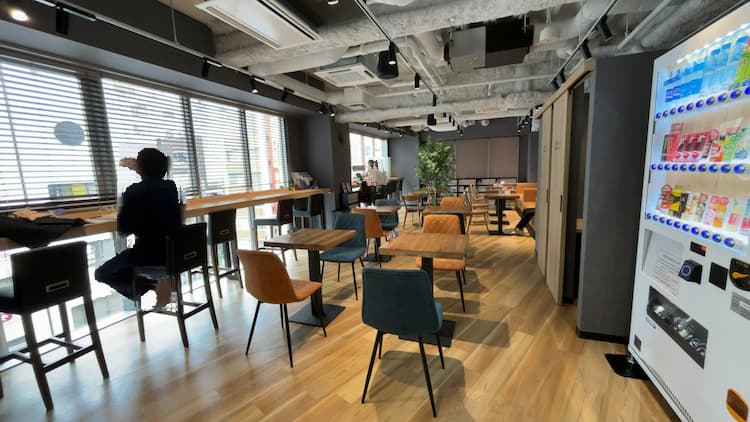 休憩エリアの雰囲気:レンブランドキャビン&スパ新橋
