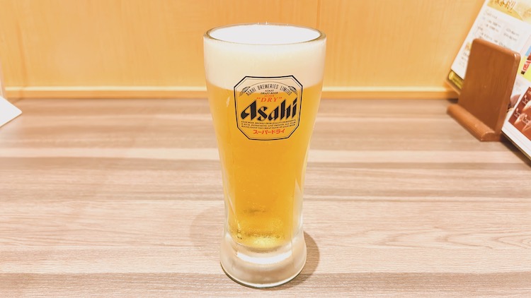 スーパードライ生(中)|竜泉寺の湯 名古屋守山本店のレストラン