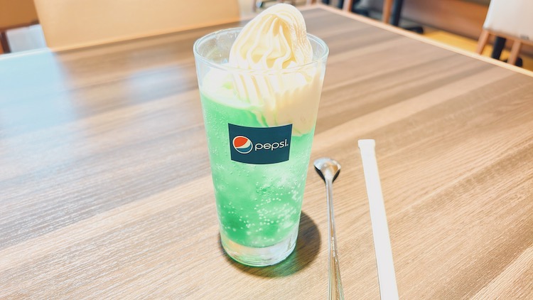 クリームソーダ(クレミア)|竜泉寺の湯 名古屋守山本店のレストラン