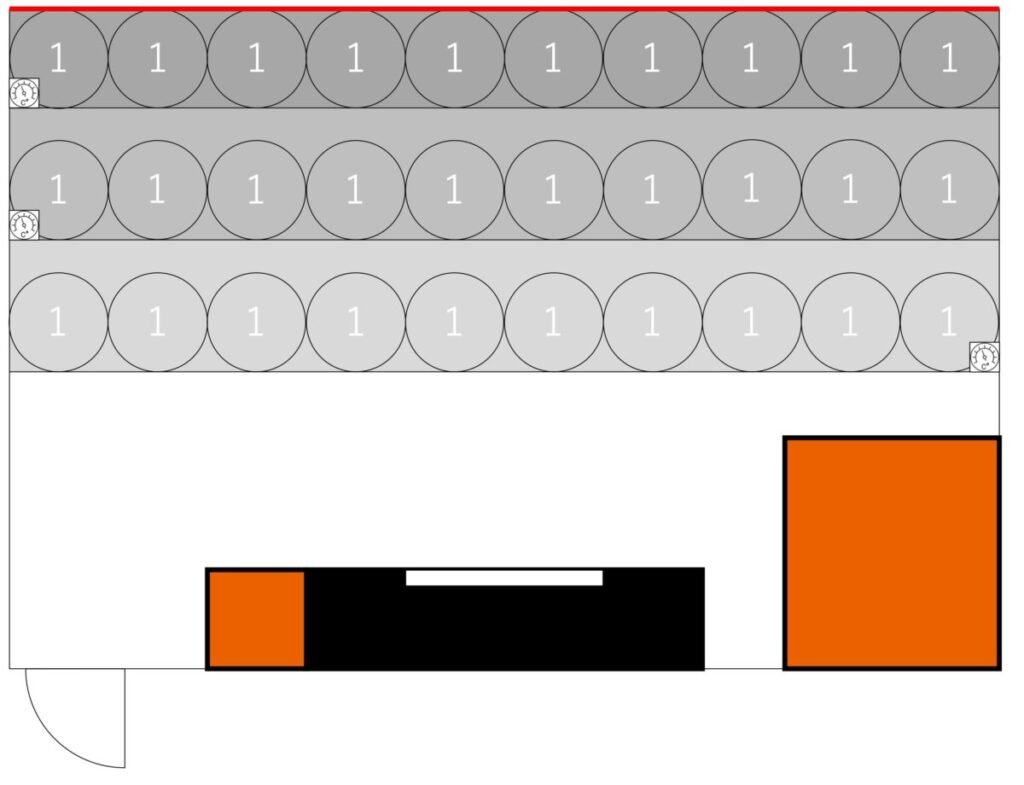 サウナ室の温度マップ・座席配置｜サウナイーグル