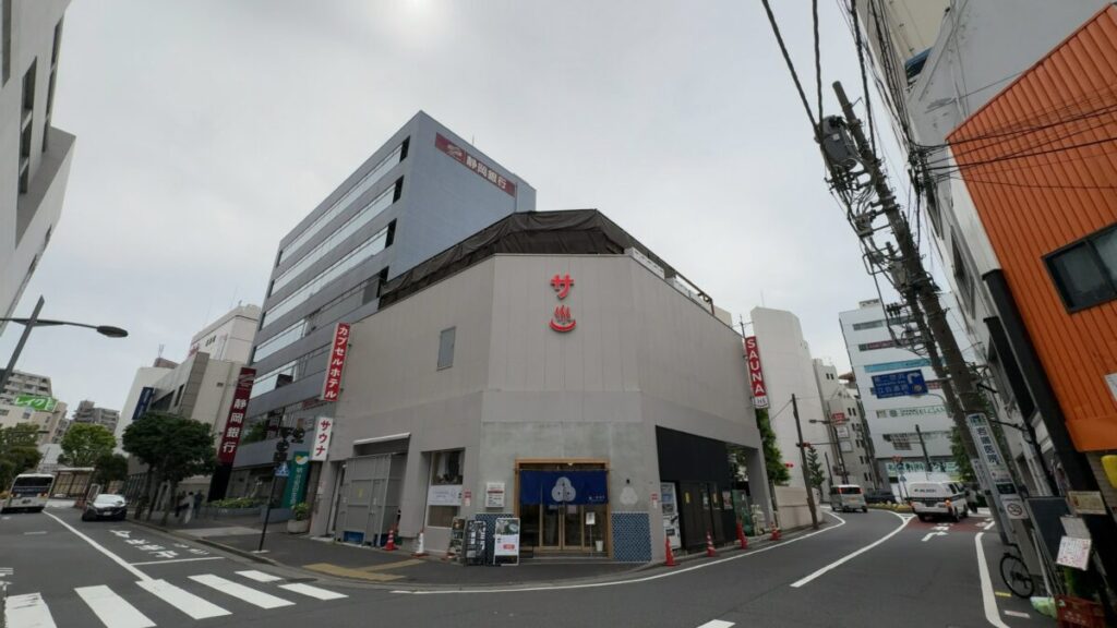 泊まれるサウナ屋さん 品川サウナの外観